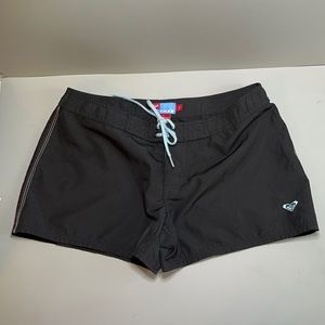 Roxy Swim Boardshorts. Black w/blue tie size 7